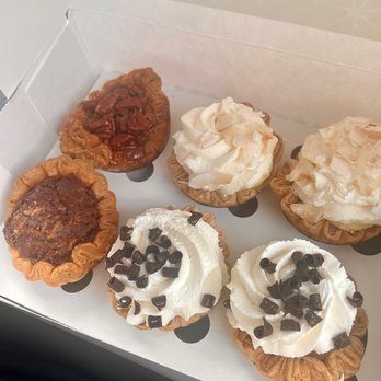 Tiny Pies - Sweet Texas Pecan, Coconut Cream, Texas Two Step, Chocolate Cream - Desserts Near Me - Austin, Texas Tiny Pies - Sweet Texas Pecan, Coconut Cream, Texas Two Step, Chocolate Cream - Desserts Near Me - Austin, Texas