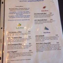 Today's tasting menu. Today's tasting menu.