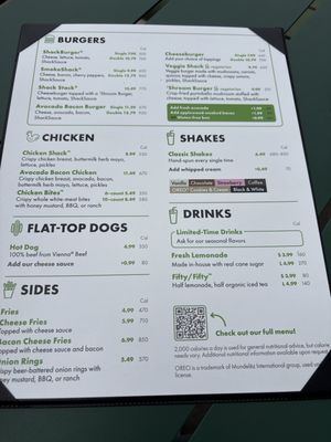 Menu photo 1 Shake Shack Mall in Columbia Columbia, MD Menu photo 1 Shake Shack Mall in Columbia Columbia, MD