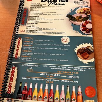 Rosa Negra - Dinner menu - Seafood Near Me - Altavista, Virginia Rosa Negra - Dinner menu - Seafood Near Me - Altavista, Virginia