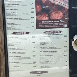 Crossroads Rib Shack - Menu drive thru