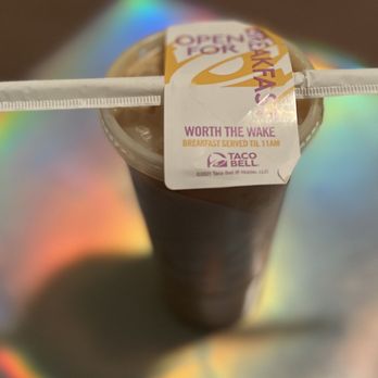 Taco Bell - Regular Iced Coffee (with vanilla cream and sugar) - Fast Food Near Me - Holland, Michigan