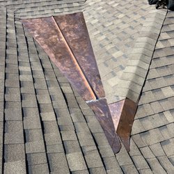 Johnson’s Sheet Metal - Copper dead valley we fabricated and installed