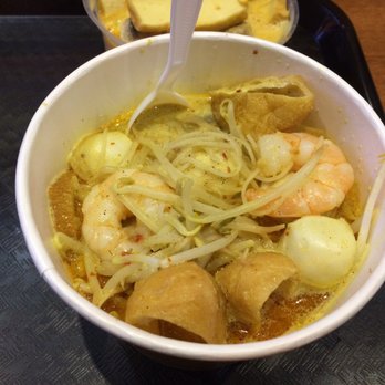 Rice Bowl Deluxe - Malaysian seafood laksa noodle soup. The soup is absolutely tasty. - Chinese Near Me - Edmonton, Alberta Rice Bowl Deluxe - Malaysian seafood laksa noodle soup. The soup is absolutely tasty. - Chinese Near Me - Edmonton, Alberta