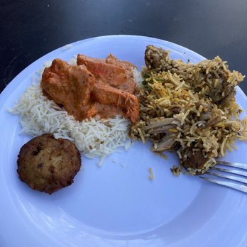 Cumin & Curry - Chicken Tikka Masala, potato cake, something else - Indian Near Me - Columbus, Ohio Cumin & Curry - Chicken Tikka Masala, potato cake, something else - Indian Near Me - Columbus, Ohio
