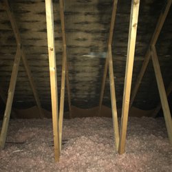 Superior Inspection Services - Mold found in attic due to bathroom fans not being vented to the exterior of the house.