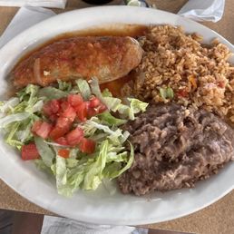 Chile relleno de carne. Chile relleno de carne.