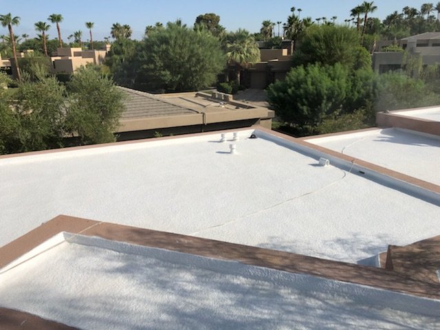 Slide of Valley Urethane Foam Roofing