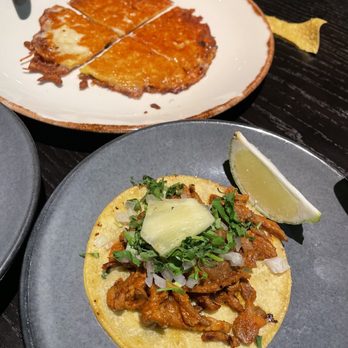 La Popular - $4 al pastor taco - flavorful but pricey - Mexican Near Me - Porter Ranch, California