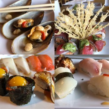 Hinoki Sushi - Mussels, Hinoki Roll, tunas, salmon, eel, scallops, quail eggs, yellow tail, red snapper, all amazingly good. - Sushi Bars Near Me - Reno, Nevada Hinoki Sushi - Mussels, Hinoki Roll, tunas, salmon, eel, scallops, quail eggs, yellow tail, red snapper, all amazingly good. - Sushi Bars Near Me - Reno, Nevada