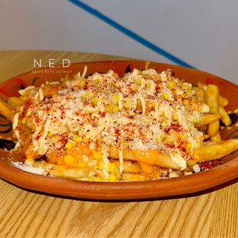 Michi Michi - Elote Fries - Mexican Near Me - Clinton Township, Michigan Michi Michi - Elote Fries - Mexican Near Me - Clinton Township, Michigan