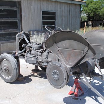 Amans - Blasting of old Ford Tractor - Painters Near Me - Loveland, Colorado