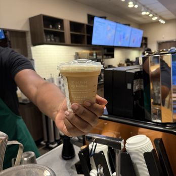 Starbucks - Banana Caramel Frapp with Banana cold foam. - Coffee & Tea Near Me - Slidell, Louisiana Starbucks - Banana Caramel Frapp with Banana cold foam. - Coffee & Tea Near Me - Slidell, Louisiana