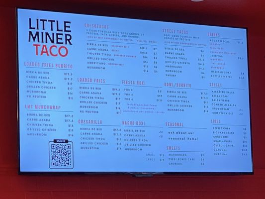 Menu photo 4 Little Miner Taco Rockville, MD