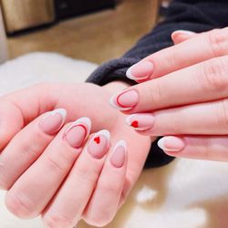Sassy Nails Salon Near Me - Valentines simple cute design
