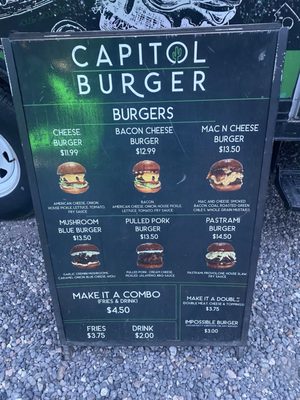 Menu photo 3 Capitol Burger Torrey, UT