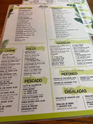 Menu photo 2 Las Palmas Restaurant West New York, NJ Menu photo 2 Las Palmas Restaurant West New York, NJ
