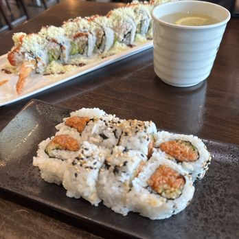 Oyama Sushi - Spicy Tuna and Crunchy Roll - Japanese Near Me - Greenbrae, California Oyama Sushi - Spicy Tuna and Crunchy Roll - Japanese Near Me - Greenbrae, California