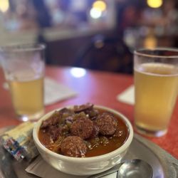 Mitch's Tavern - Awesome gumbo over rice - best ever