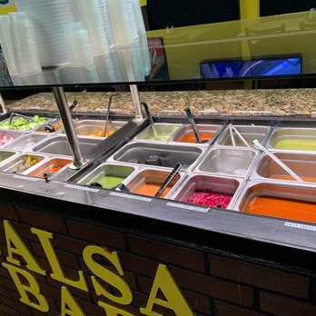 Salsa Cabana Mexican Grill - The salsa bar is always loaded with different salsa, pickle veggies, lime, and guacamole! All super yummy! - Mexican Near Me - Mesa, Arizona Salsa Cabana Mexican Grill - The salsa bar is always loaded with different salsa, pickle veggies, lime, and guacamole! All super yummy! - Mexican Near Me - Mesa, Arizona