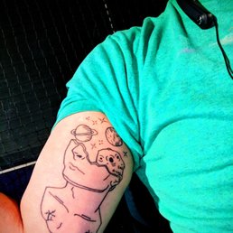 Can't say thanks enough for my new peice.You truly are an angel with a needle. Can't wait to see you again.