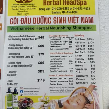 Jessica Herbal HeadSpa - Nail Salons Near Me - Garden Grove, California