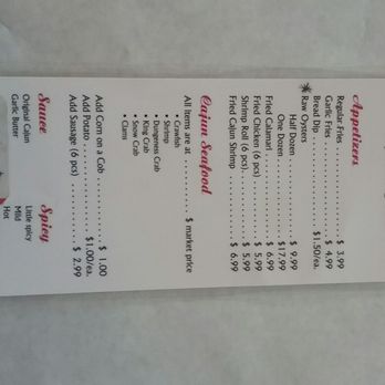 Dragon's Crawfish - Table menu - Cajun/Creole Near Me - Tacoma, Washington Dragon's Crawfish - Table menu - Cajun/Creole Near Me - Tacoma, Washington