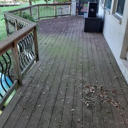 CAM Pressure Washing - Deck Before