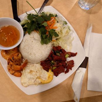 Mai Lee - Pork, eggs, and shrimp plate. - Vietnamese Near Me - Saint Louis, Missouri