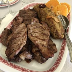 Restaurante Canto Dos Sabores - Secretos de porco preto com migas de espargos