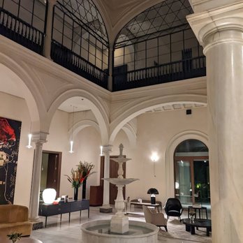 Hotel Mercer - Main lobby.  rooms are on second floor - Hotels Near Me - Seville, SE