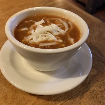 Vince's Spaghetti - Soup and I threw is some Provolone Cheese - Italian Near Me - Rancho Cucamonga, California