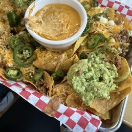 Custom nachos (already started eating them before I realized I forgot to take a picture) Custom nachos (already started eating them before I realized I forgot to take a picture)