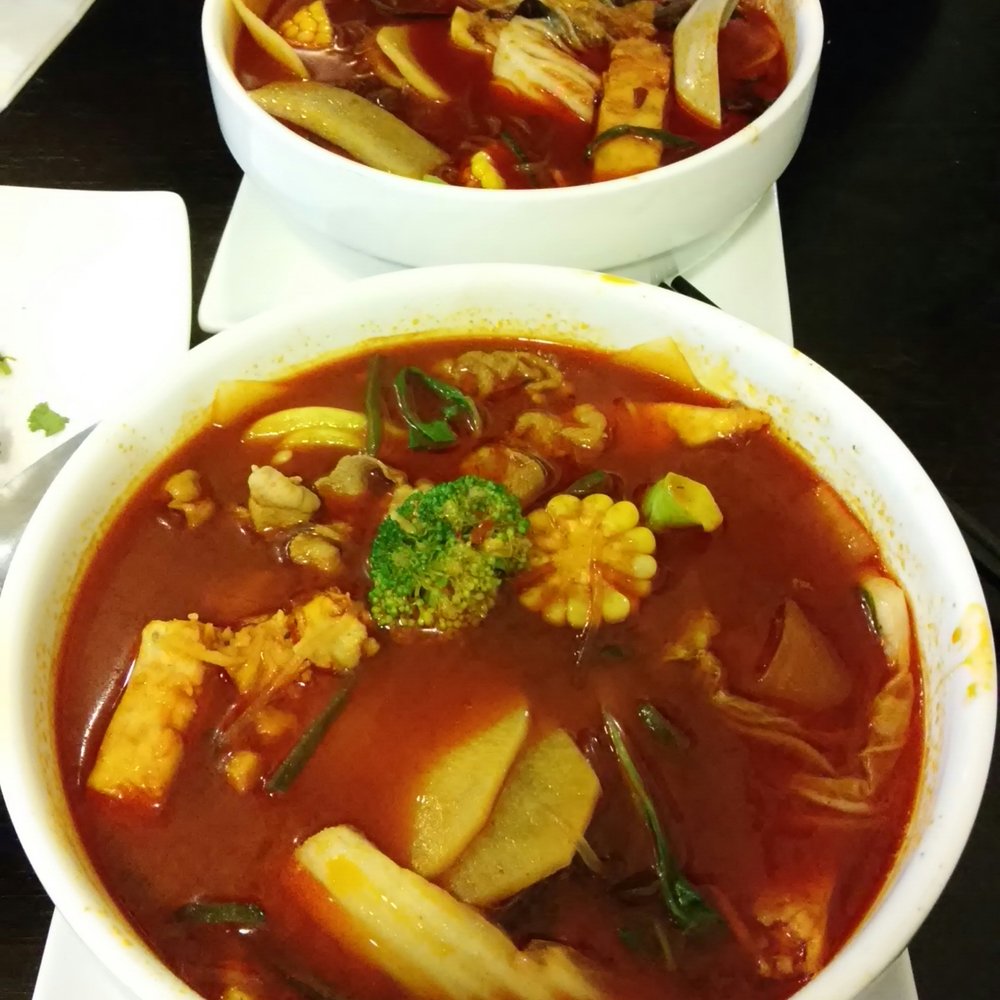 Five Spices House - Boston - Seafood and beef hot pot soup - Szechuan Near Me - Boston, Massachusetts Five Spices House - Boston - Seafood and beef hot pot soup - Szechuan Near Me - Boston, Massachusetts