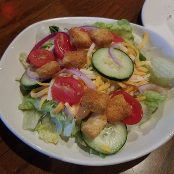 Outback Steakhouse - House Salad with 1000 Island. Not top-tier but still decent, and they did not skimp on the dressing! - Steakhouses Near Me - Arcadia, California Outback Steakhouse - House Salad with 1000 Island. Not top-tier but still decent, and they did not skimp on the dressing! - Steakhouses Near Me - Arcadia, California