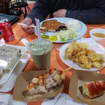 H Mart - Duluth - We tried a little of everything at the food court - Grocery Near Me - Duluth, Georgia