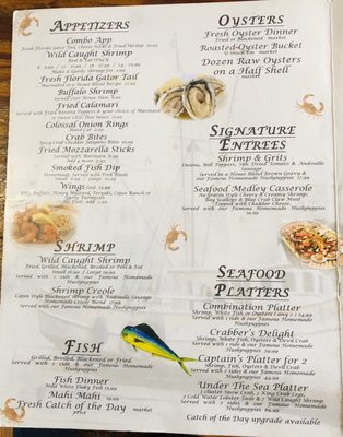 Menu photo 6 The Crab Trap Fernandina Beach, FL Menu photo 6 The Crab Trap Fernandina Beach, FL