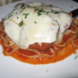 Hunters Steak & Ale House - Chicken Parmigiana with Linguine