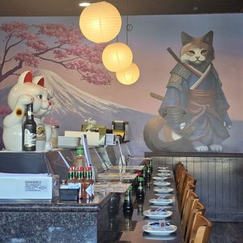 Sushi World - The bar area for happy hour at 2-7pm. - Sushi Bars Near Me - Cypress, California Sushi World - The bar area for happy hour at 2-7pm. - Sushi Bars Near Me - Cypress, California
