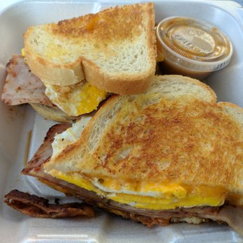 Ahualulco Bakery - Breakfast sandwich. Ham, egg, and cheese. Comes with salsa/hot sauce. - Bakeries Near Me - Pittsburg, California
