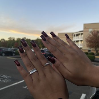 Dream Tips Nails & Spa - These are my sister's nails and she also got a pedi which was  95 including tip. - Nail Salons Near Me - Cherry Hill, New Jersey