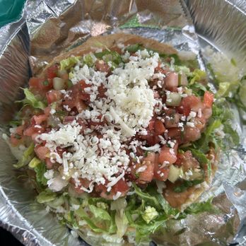 Chispa's - bean Tostada - Mexican Near Me - Scottsdale, Arizona
