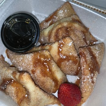 Jimmy Changas - Sopapillas. Very good. Topped with powdered sugar & caramel. - Tex-Mex Near Me - Pasadena, Texas Jimmy Changas - Sopapillas. Very good. Topped with powdered sugar & caramel. - Tex-Mex Near Me - Pasadena, Texas