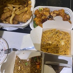 China Express - 44. House Special Fried Rice 49a. General Tao's Chicken 36. Shrimp Lo Mein 11. Chicken Wings