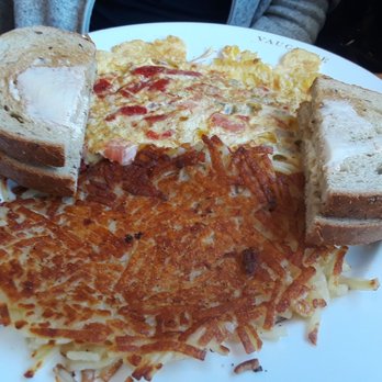 Grandpa’s Restaurant - Grandpa's omelet with hash browns and rye toast - Coffee & Tea Near Me - Naugatuck, Connecticut
