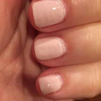 Nail Bliss - Visible layers of polish; no attention to cuticles - Nail Salons Near Me - Doylestown, Pennsylvania