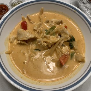 Love Thai Restaurant - Red Curry with chicken. - Thai Near Me - Concord, California Love Thai Restaurant - Red Curry with chicken. - Thai Near Me - Concord, California