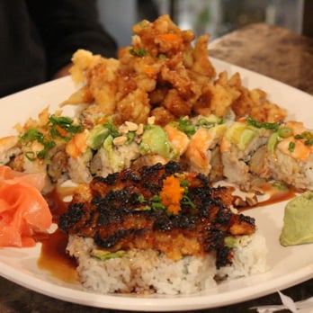 Hi Sushi - Shrimp Lover Tempura Roll, Popcorn Lobster Tempura Roll, and Lobster Baked Roll - Japanese Near Me - Bakersfield, California Hi Sushi - Shrimp Lover Tempura Roll, Popcorn Lobster Tempura Roll, and Lobster Baked Roll - Japanese Near Me - Bakersfield, California