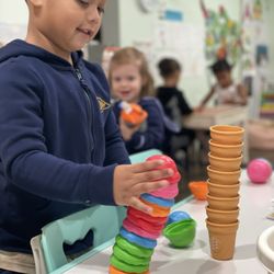 Ms. B's Learn Through Play Garden - Stacking, counting, sorting! Math, math, math!