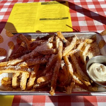 Bricksworth Beer Co - Truffle fries + seasoned mayo ($10) - Brewpubs Near Me - Burnsville, Minnesota